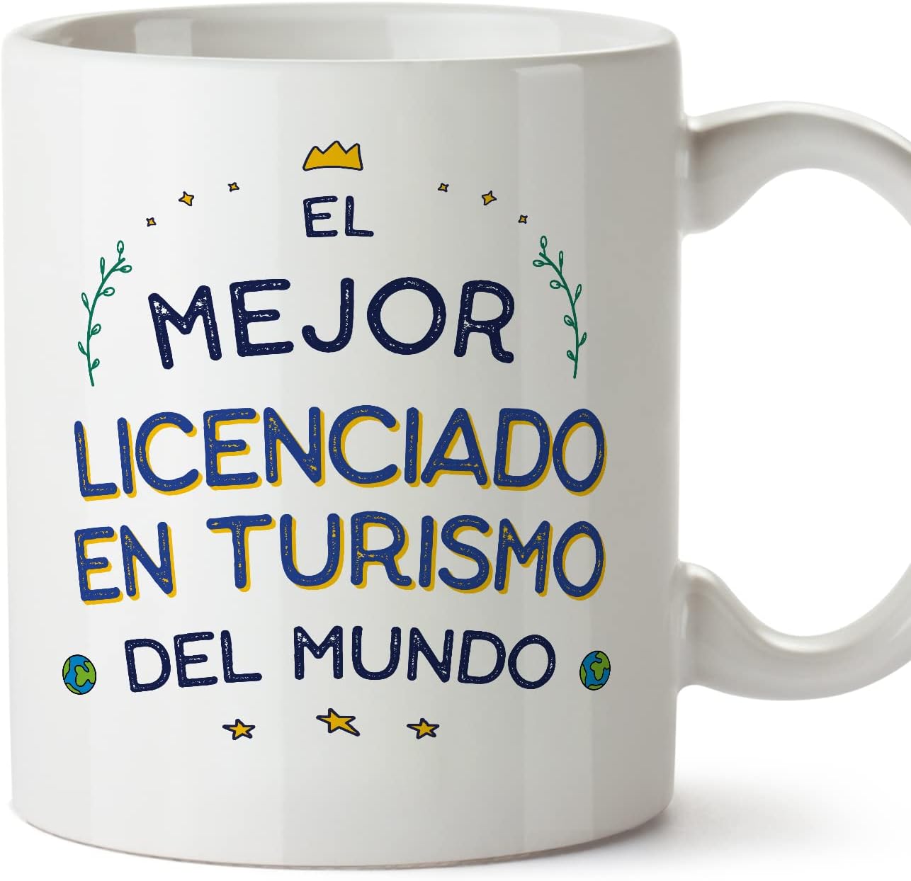 MUGFFINS Tazas para CAMIONERO hombre - En Español - Mejor del Mundo - 11 oz / 330 ml - Regalo original y divertido