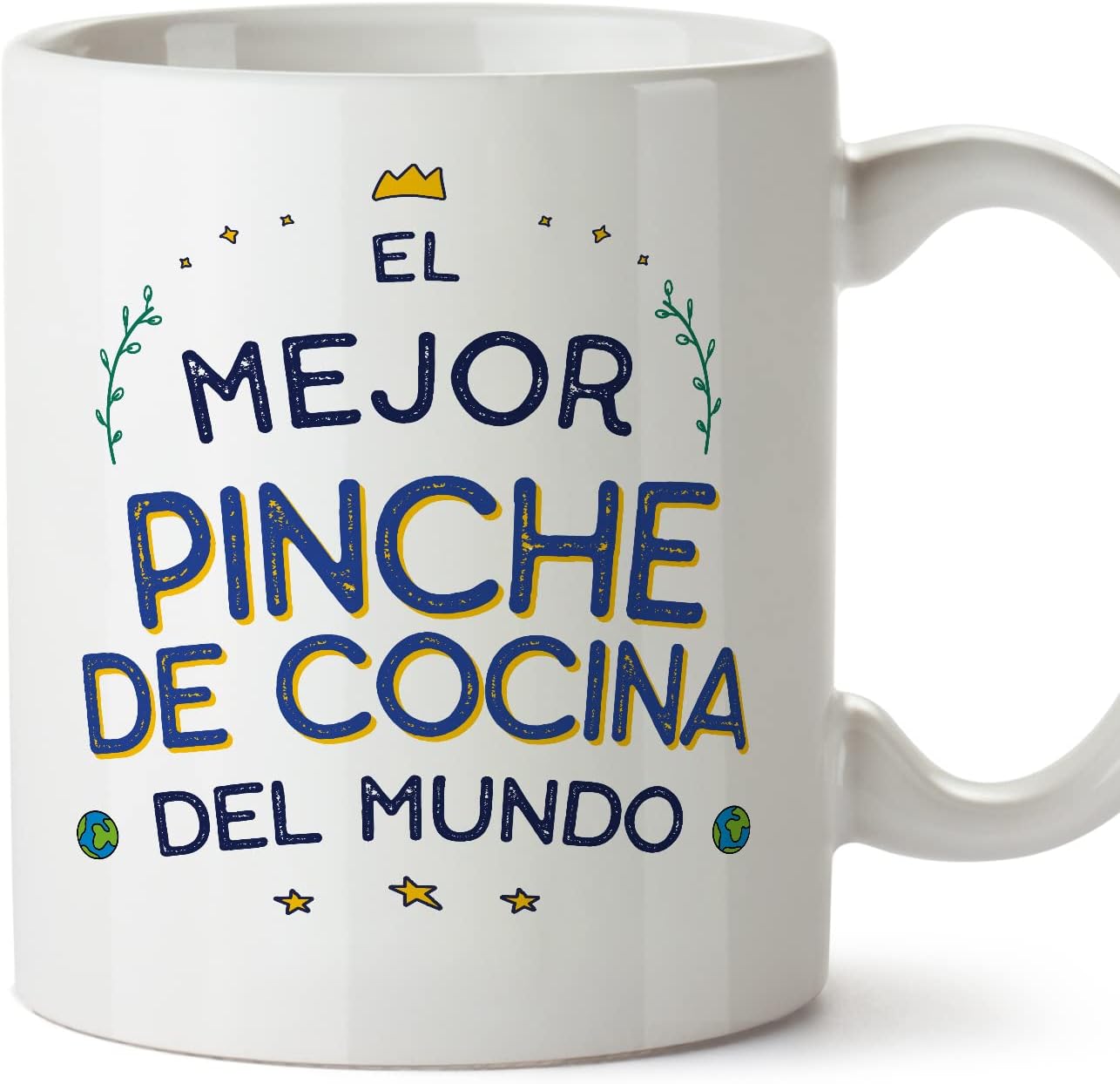 MUGFFINS Tazas para CAMIONERO hombre - En Español - Mejor del Mundo - 11 oz / 330 ml - Regalo original y divertido