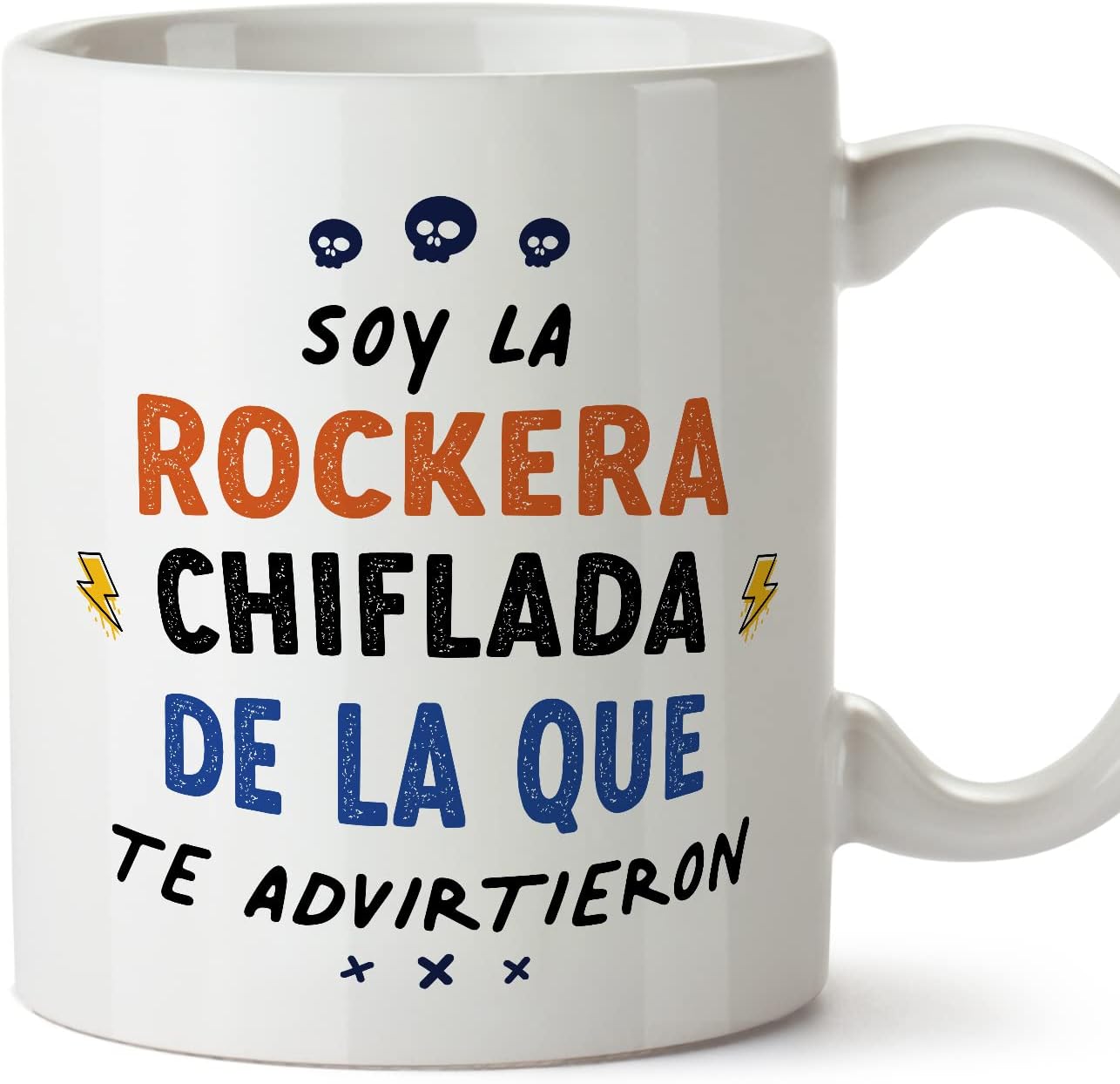 MUGFFINS Tazas para CAMIONERA mujer - En Español - Todos te advirtieron - 11 oz / 330 ml - Regalo original y divertido