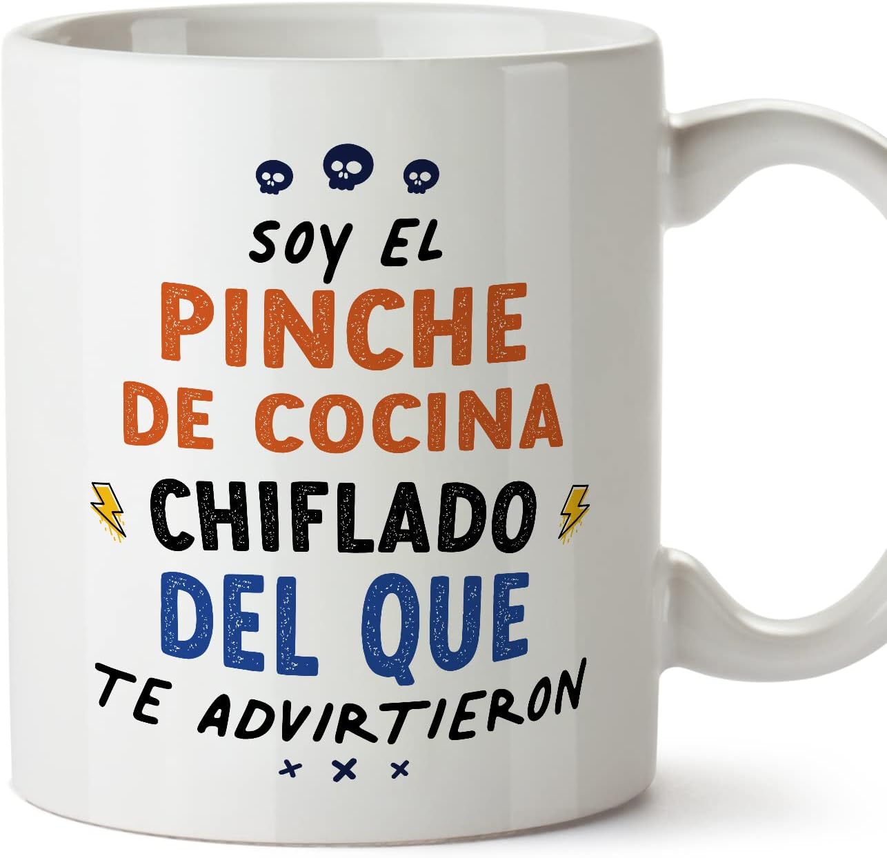 MUGFFINS Tazas para CAMIONERA mujer - En Español - Todos te advirtieron - 11 oz / 330 ml - Regalo original y divertido