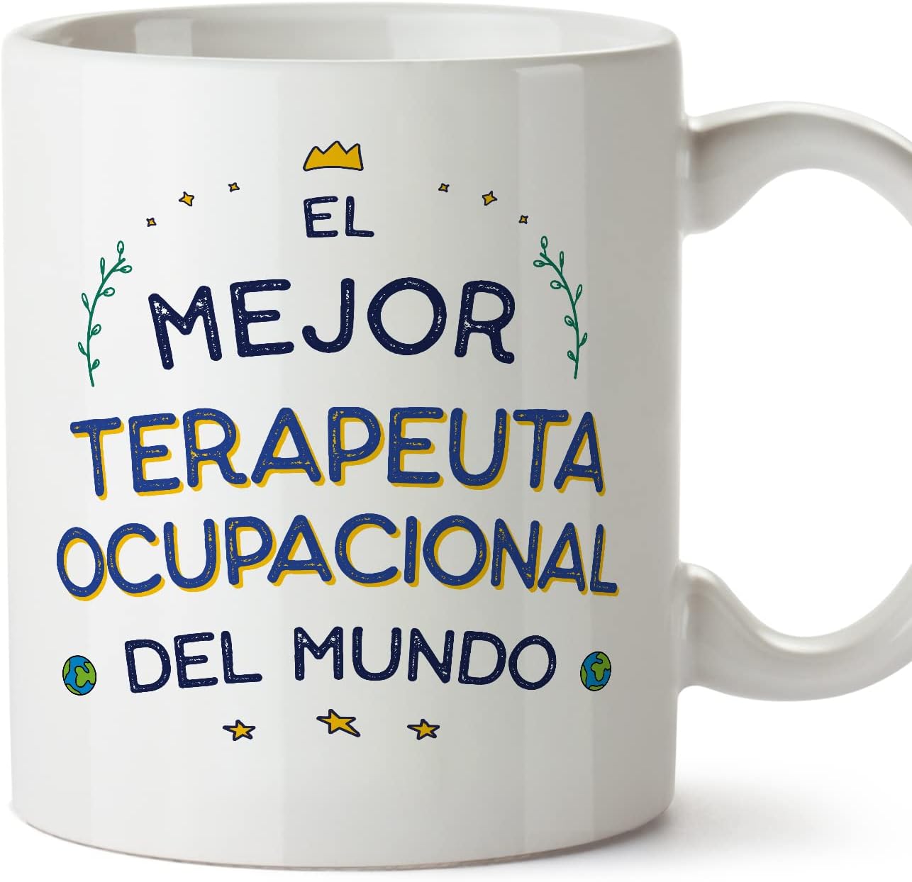 MUGFFINS Tazas para CAMIONERO hombre - En Español - Mejor del Mundo - 11 oz / 330 ml - Regalo original y divertido