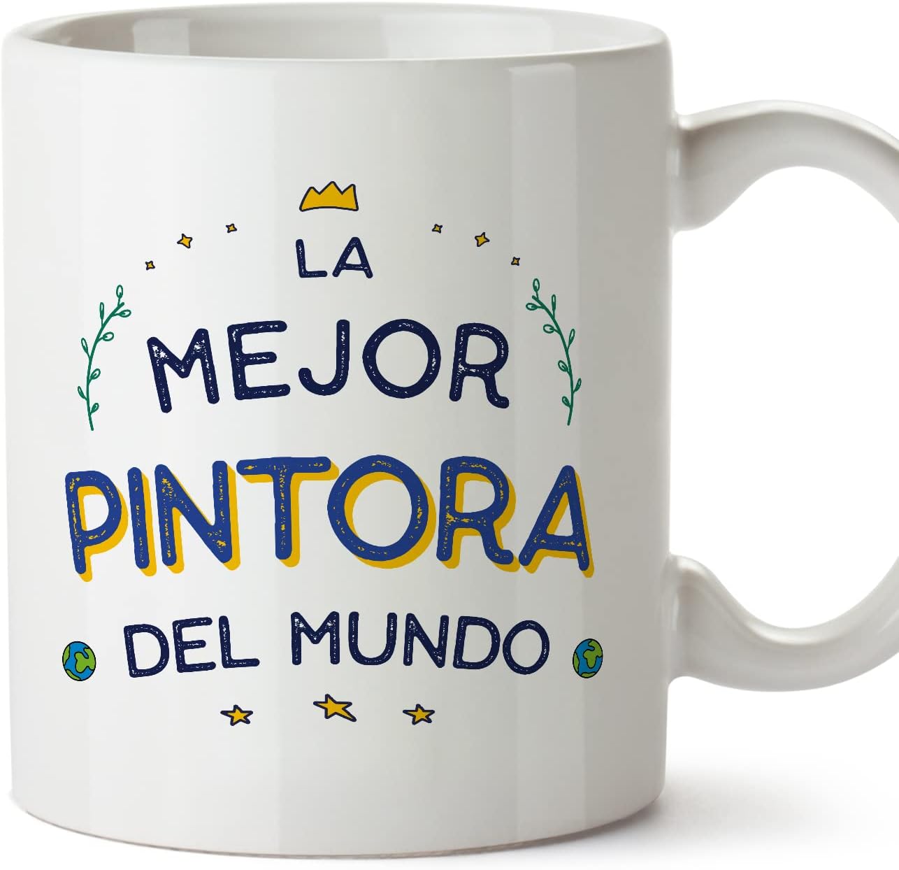 MUGFFINS Tazas para CAMIONERO hombre - En Español - Mejor del Mundo - 11 oz / 330 ml - Regalo original y divertido