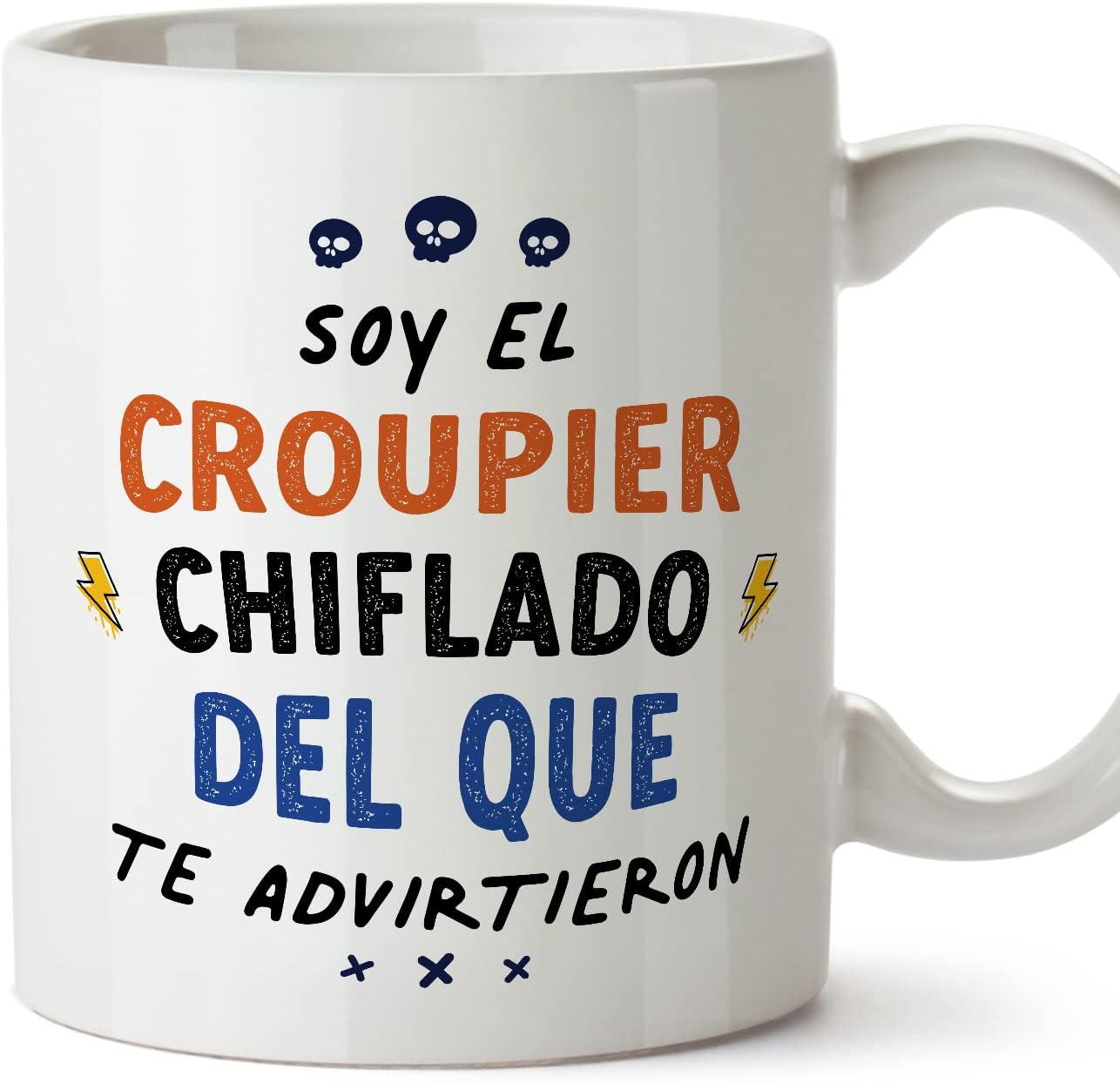 MUGFFINS Tazas para CAMIONERA mujer - En Español - Todos te advirtieron - 11 oz / 330 ml - Regalo original y divertido