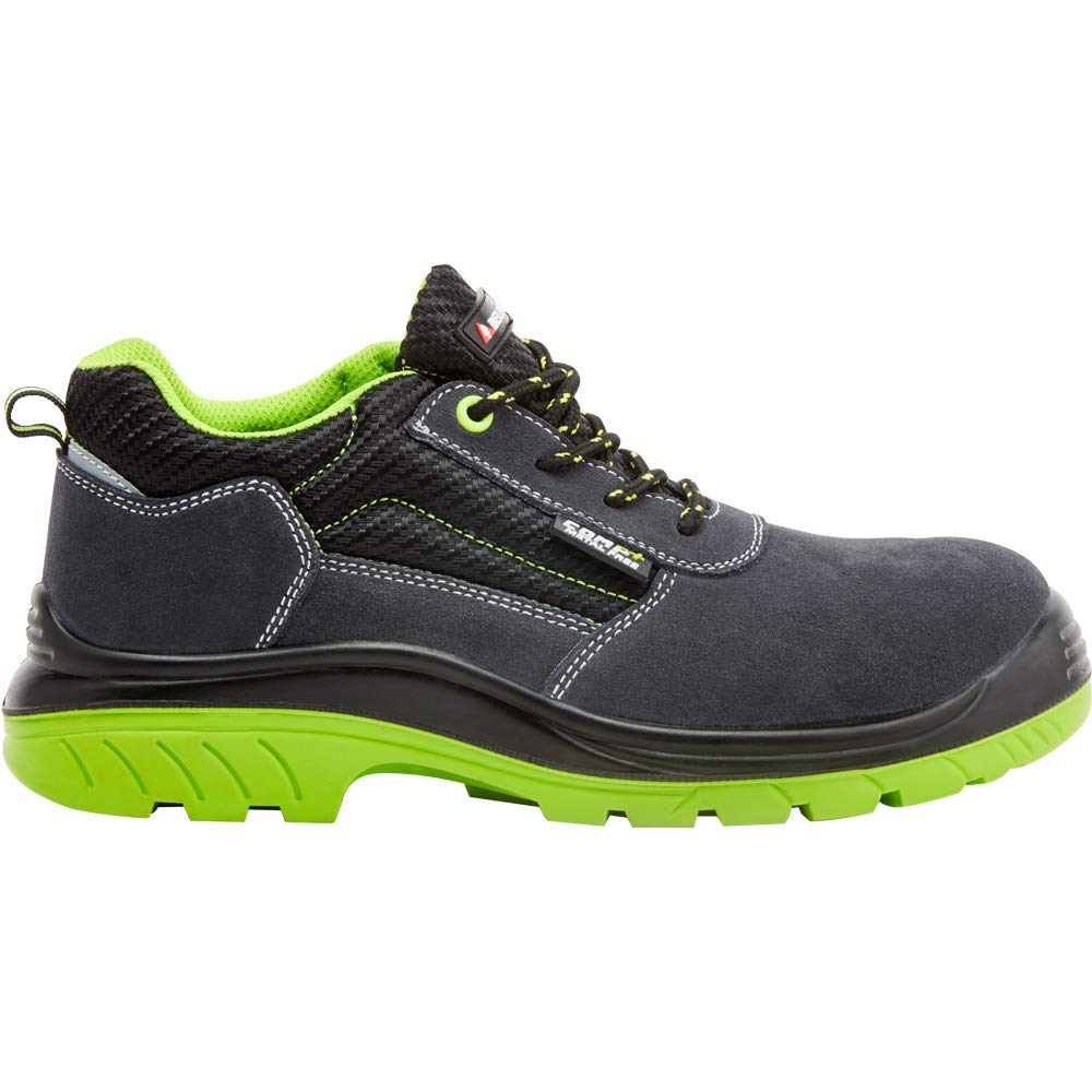 Bellota 7231046S1P - Zapatos de Seguridad de Hombre y Mujer (Talla 46) de Piel Serraje Transpirable, Ligeras y Resistentes a Golpes y Rozaduras