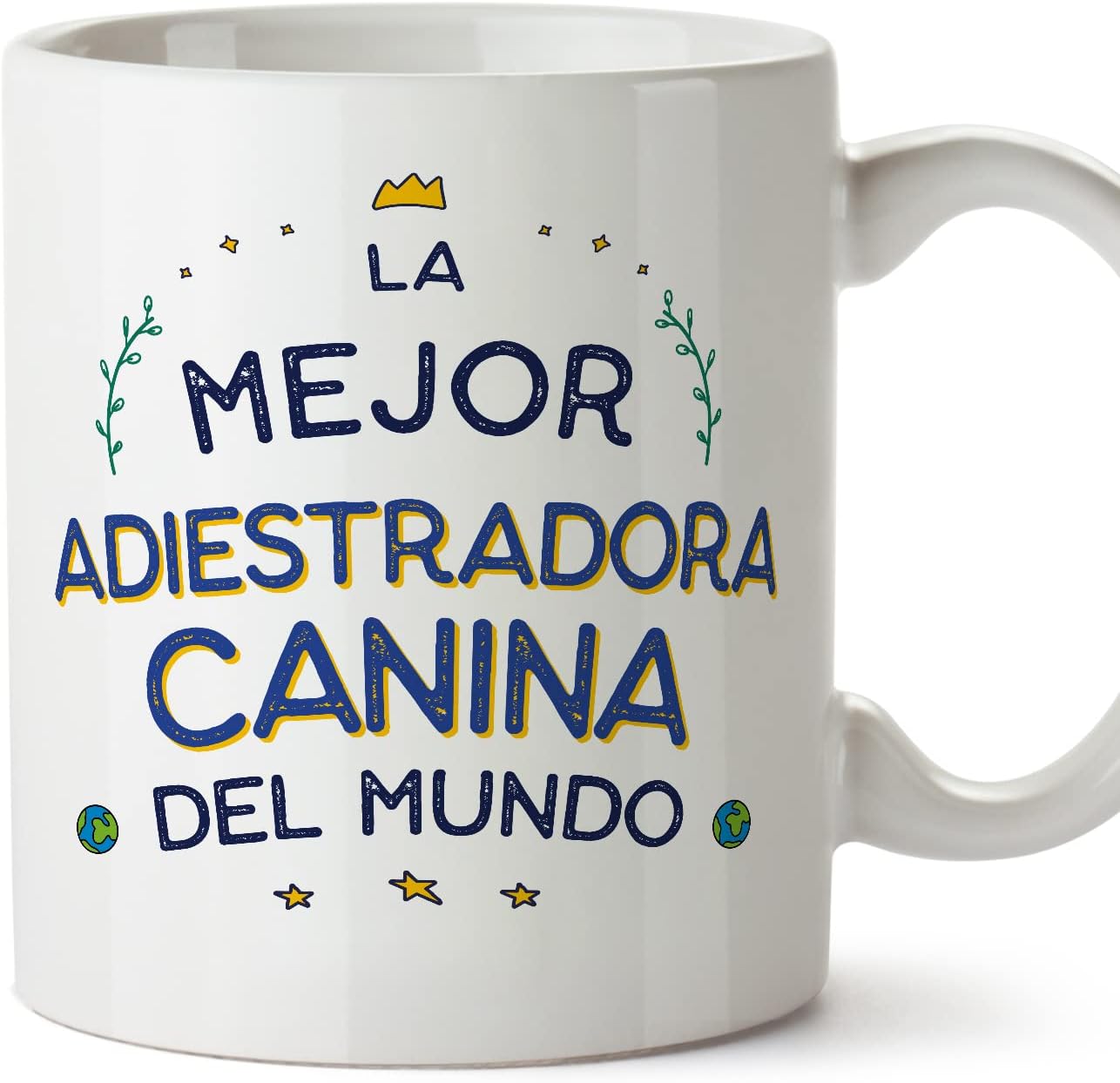 MUGFFINS Tazas para CAMIONERO hombre - En Español - Mejor del Mundo - 11 oz / 330 ml - Regalo original y divertido