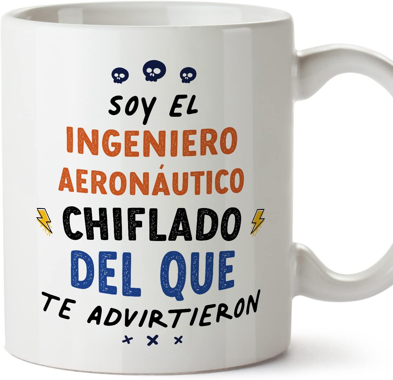 MUGFFINS Tazas para CAMIONERA mujer - En Español - Todos te advirtieron - 11 oz / 330 ml - Regalo original y divertido