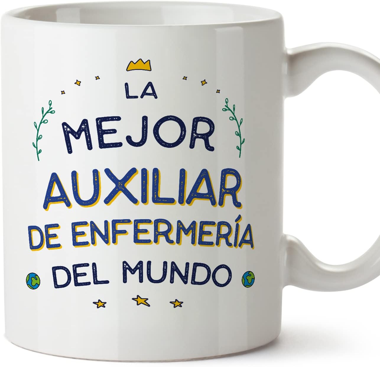 MUGFFINS Tazas para CAMIONERO hombre - En Español - Mejor del Mundo - 11 oz / 330 ml - Regalo original y divertido