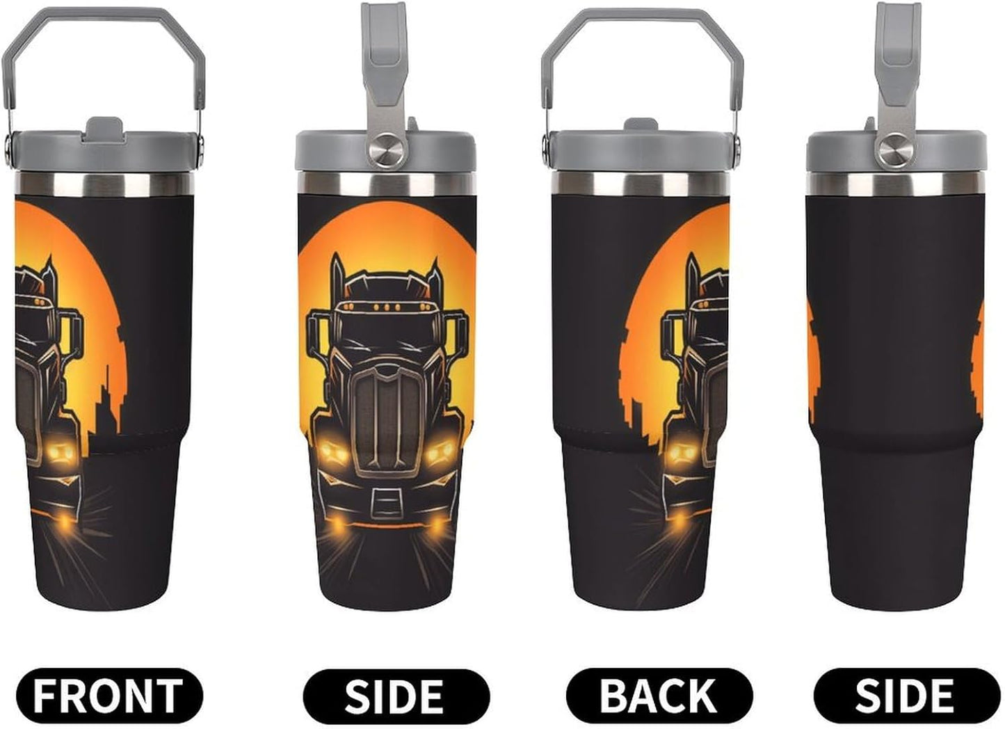 Camion grande Termo Para Café Con Tapadera Aislante - Ideal Para Llevar Y Mantener La TempeRattoura - Taza Termica Durable 30oz