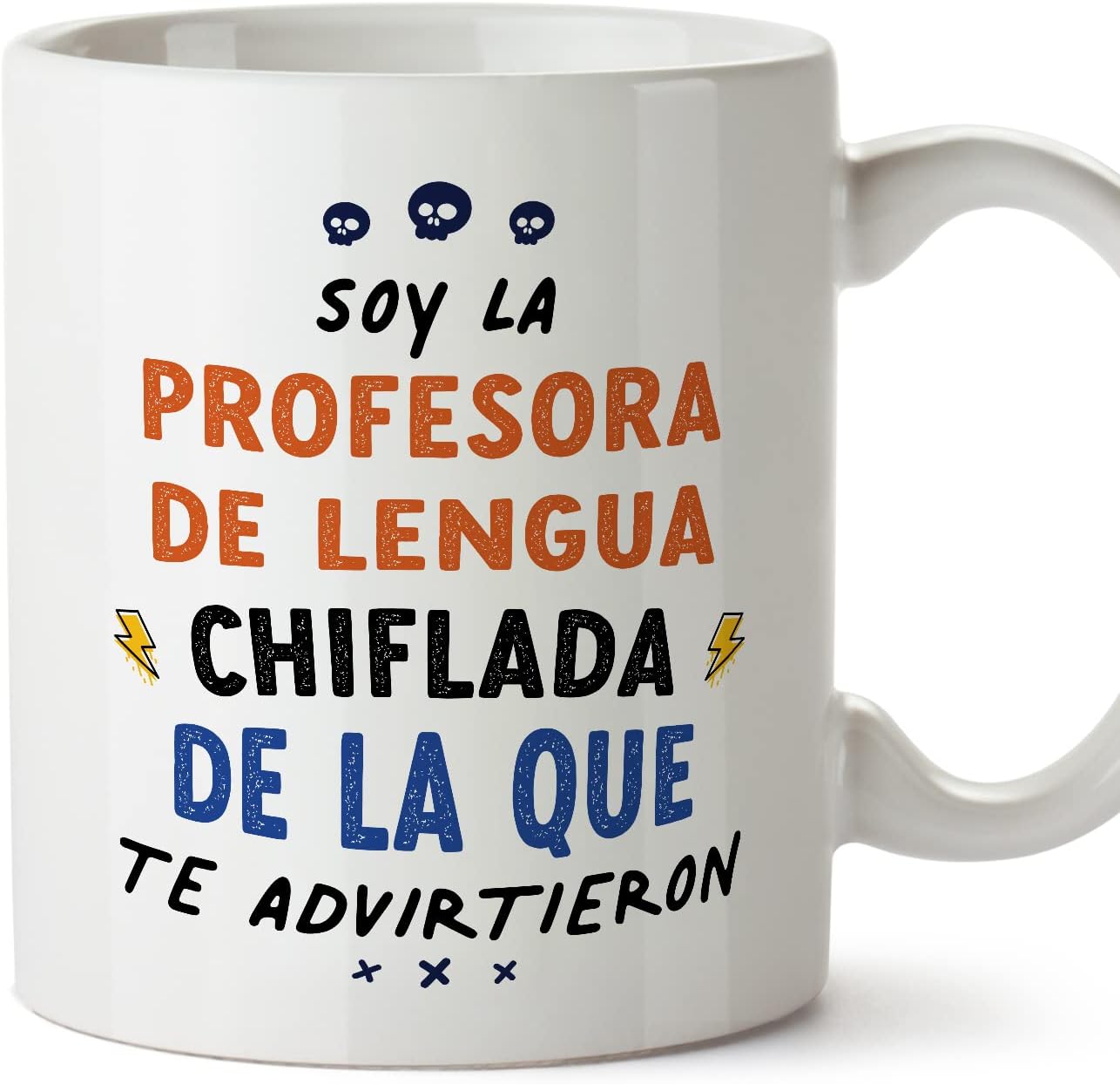 MUGFFINS Tazas para CAMIONERA mujer - En Español - Todos te advirtieron - 11 oz / 330 ml - Regalo original y divertido