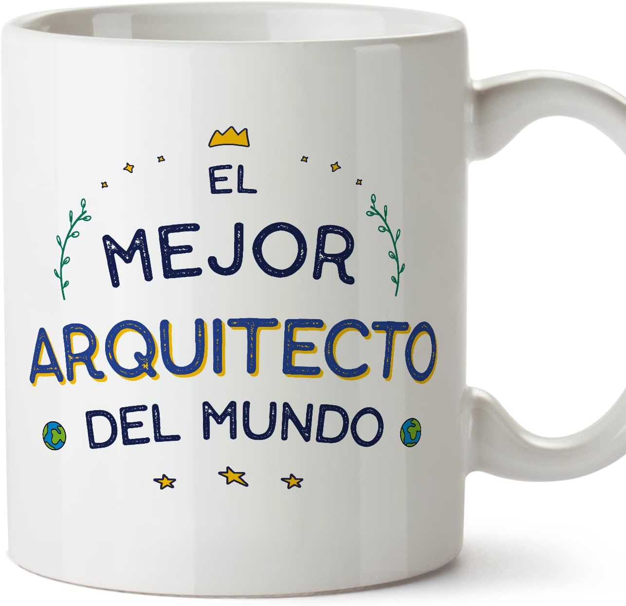 MUGFFINS Tazas para CAMIONERO hombre - En Español - Mejor del Mundo - 11 oz / 330 ml - Regalo original y divertido