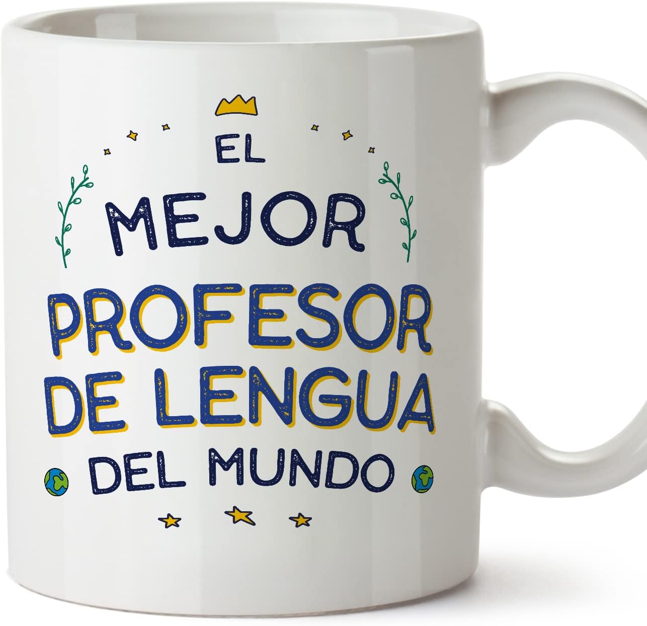 MUGFFINS Tazas para CAMIONERO hombre - En Español - Mejor del Mundo - 11 oz / 330 ml - Regalo original y divertido