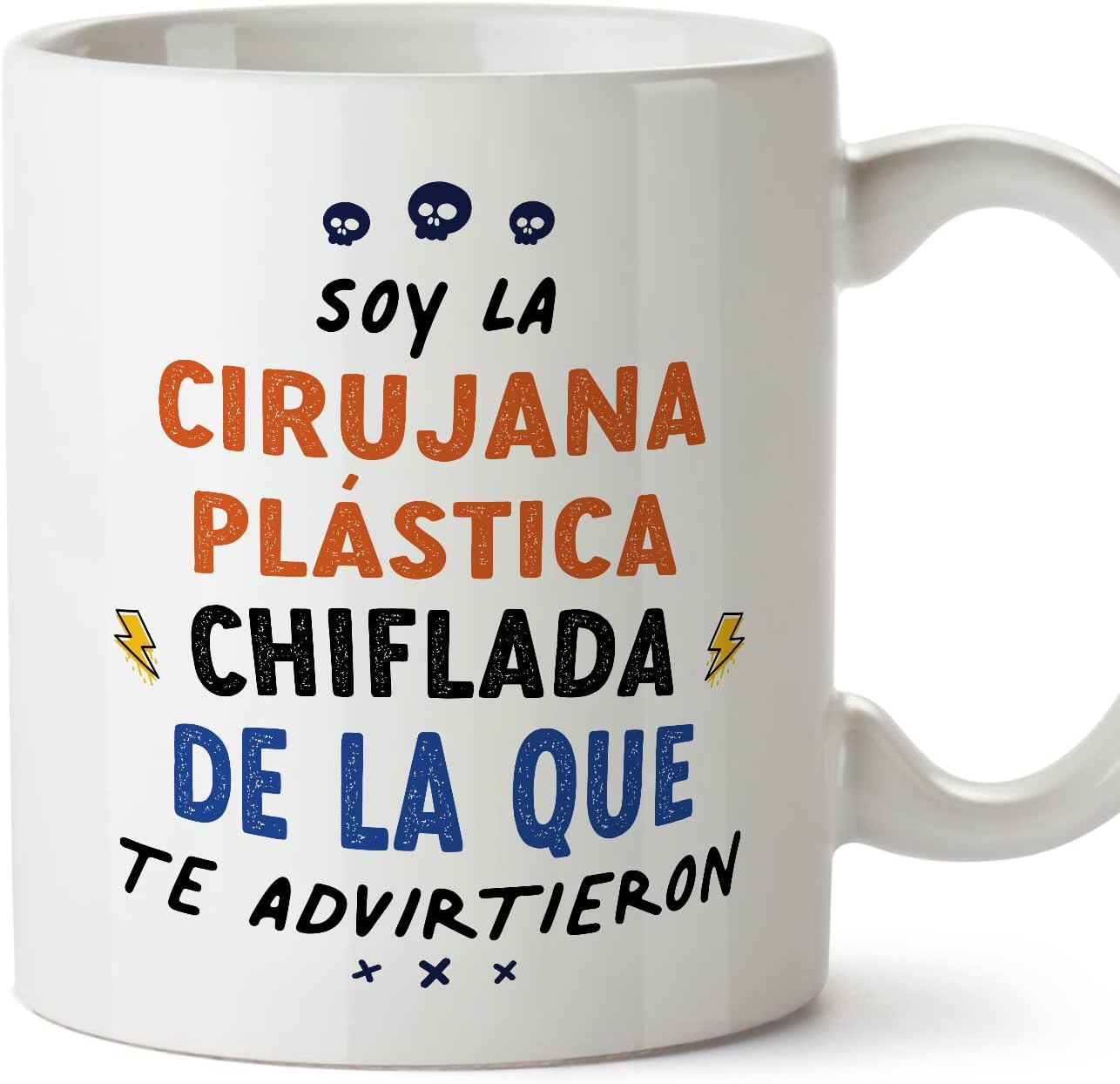 MUGFFINS Tazas para CAMIONERA mujer - En Español - Todos te advirtieron - 11 oz / 330 ml - Regalo original y divertido