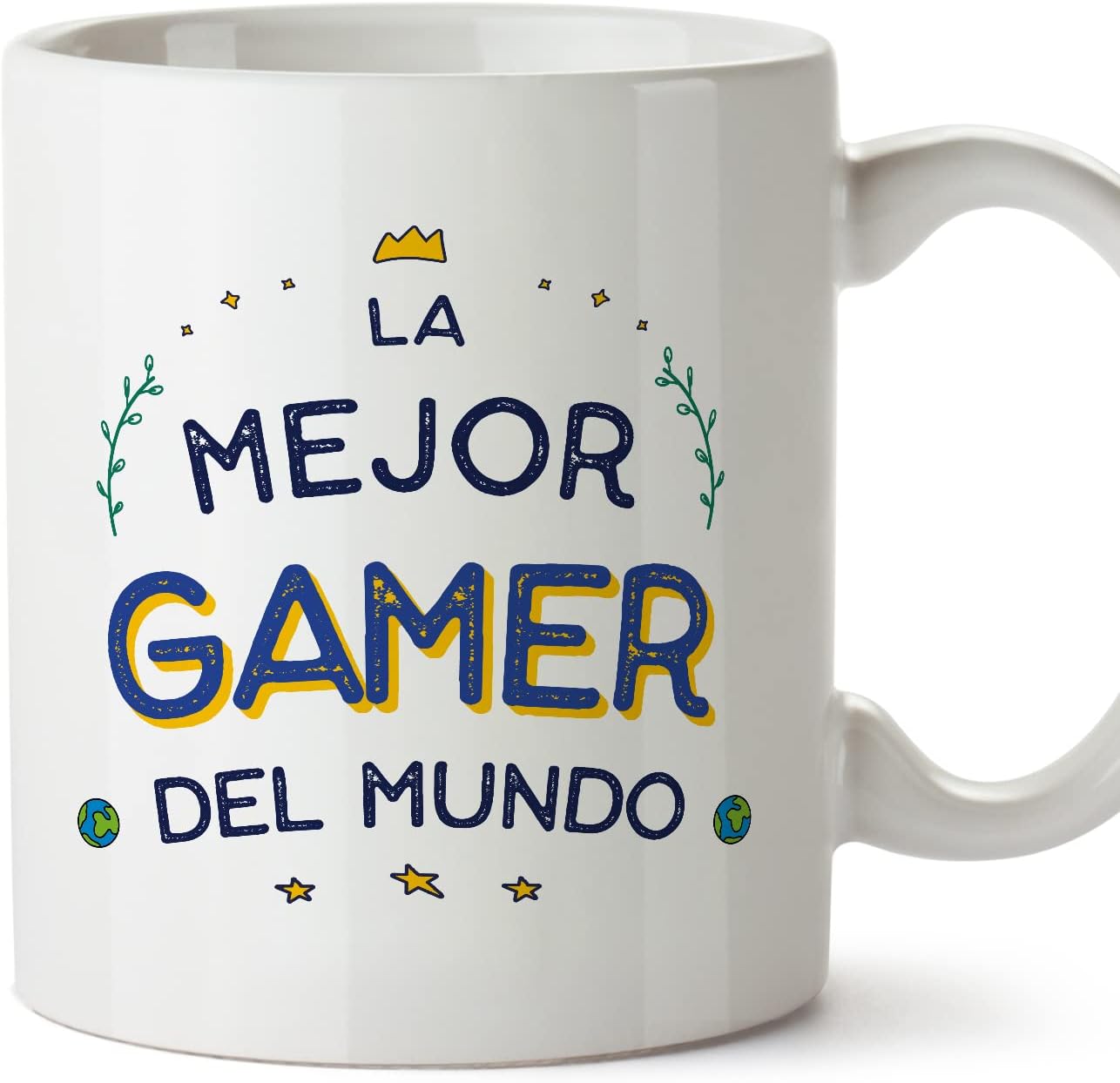 MUGFFINS Tazas para CAMIONERO hombre - En Español - Mejor del Mundo - 11 oz / 330 ml - Regalo original y divertido
