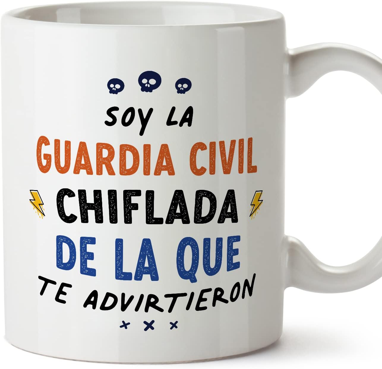 MUGFFINS Tazas para CAMIONERA mujer - En Español - Todos te advirtieron - 11 oz / 330 ml - Regalo original y divertido
