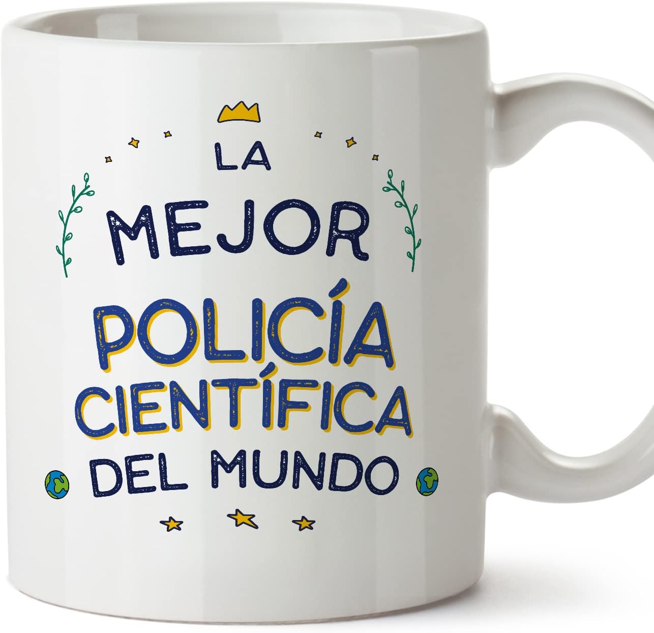 MUGFFINS Tazas para CAMIONERO hombre - En Español - Mejor del Mundo - 11 oz / 330 ml - Regalo original y divertido