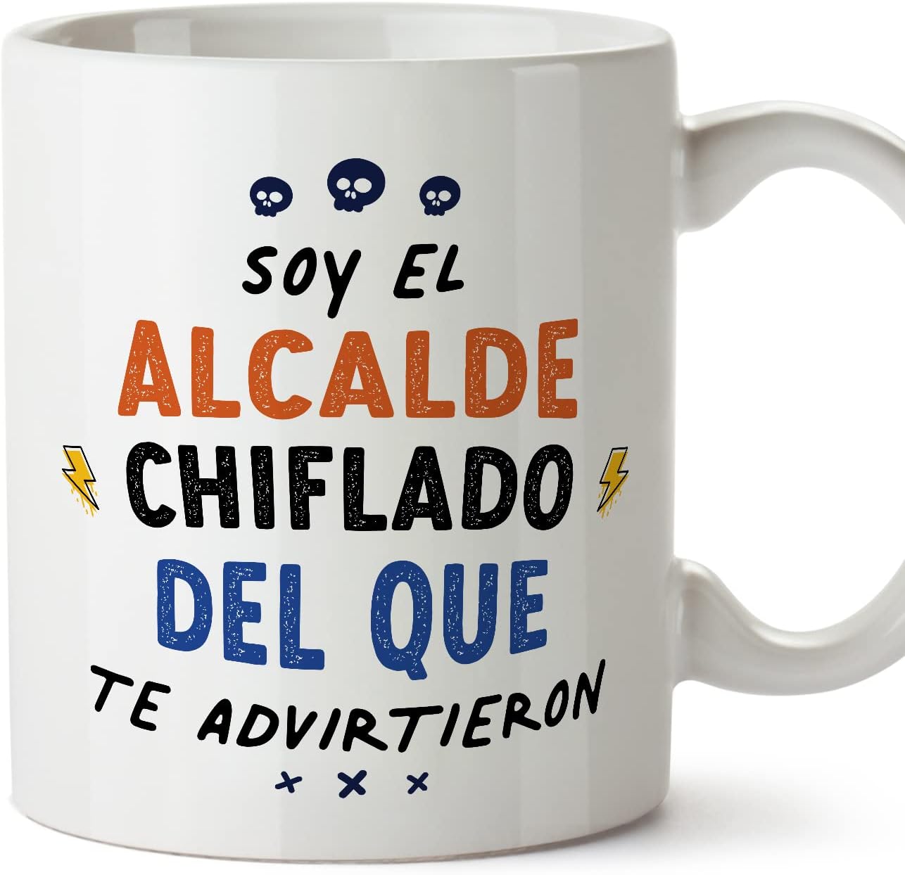 MUGFFINS Tazas para CAMIONERA mujer - En Español - Todos te advirtieron - 11 oz / 330 ml - Regalo original y divertido