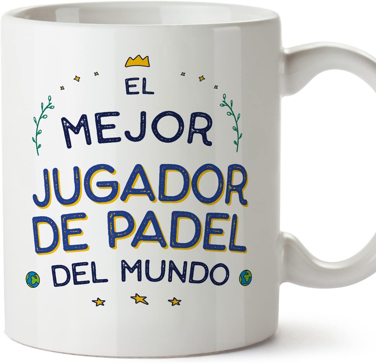 MUGFFINS Tazas para CAMIONERO hombre - En Español - Mejor del Mundo - 11 oz / 330 ml - Regalo original y divertido