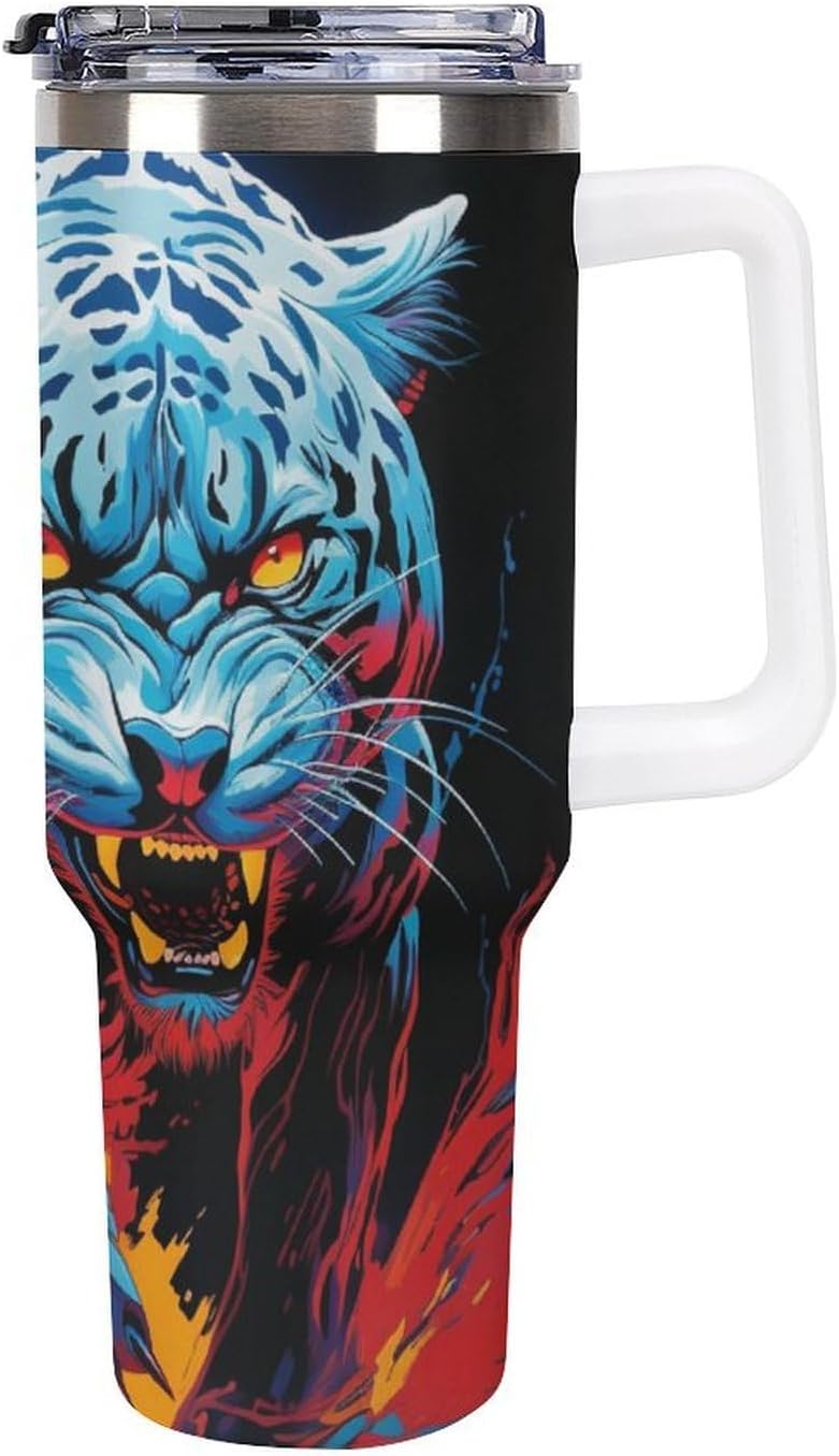 Gattino Termo De Café Para Llevar - Diseño Aislante Con Tapadera A Prueba De Fugas - Ideal Para Mantener Bebidas Calientes 40oz