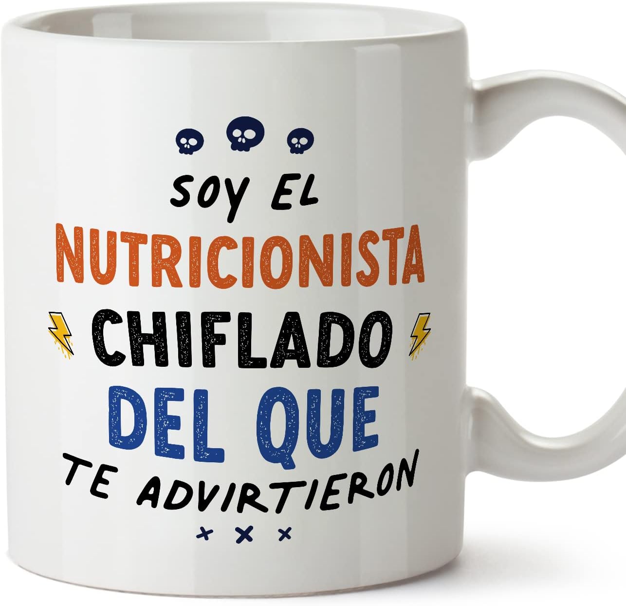 MUGFFINS Tazas para CAMIONERA mujer - En Español - Todos te advirtieron - 11 oz / 330 ml - Regalo original y divertido