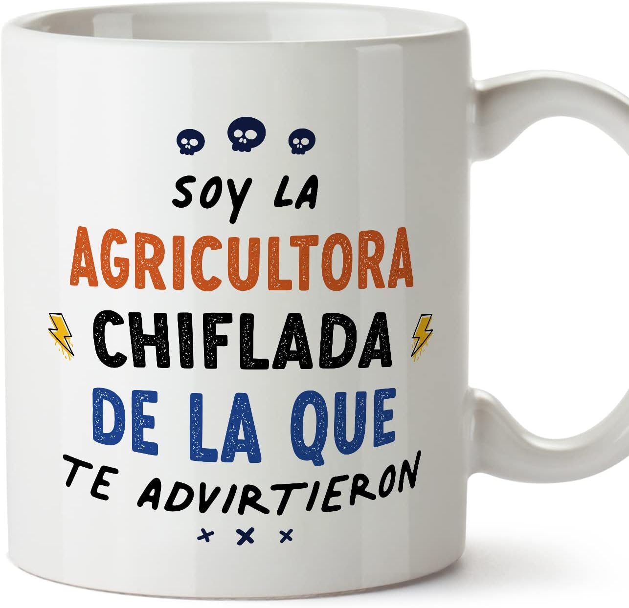 MUGFFINS Tazas para CAMIONERA mujer - En Español - Todos te advirtieron - 11 oz / 330 ml - Regalo original y divertido