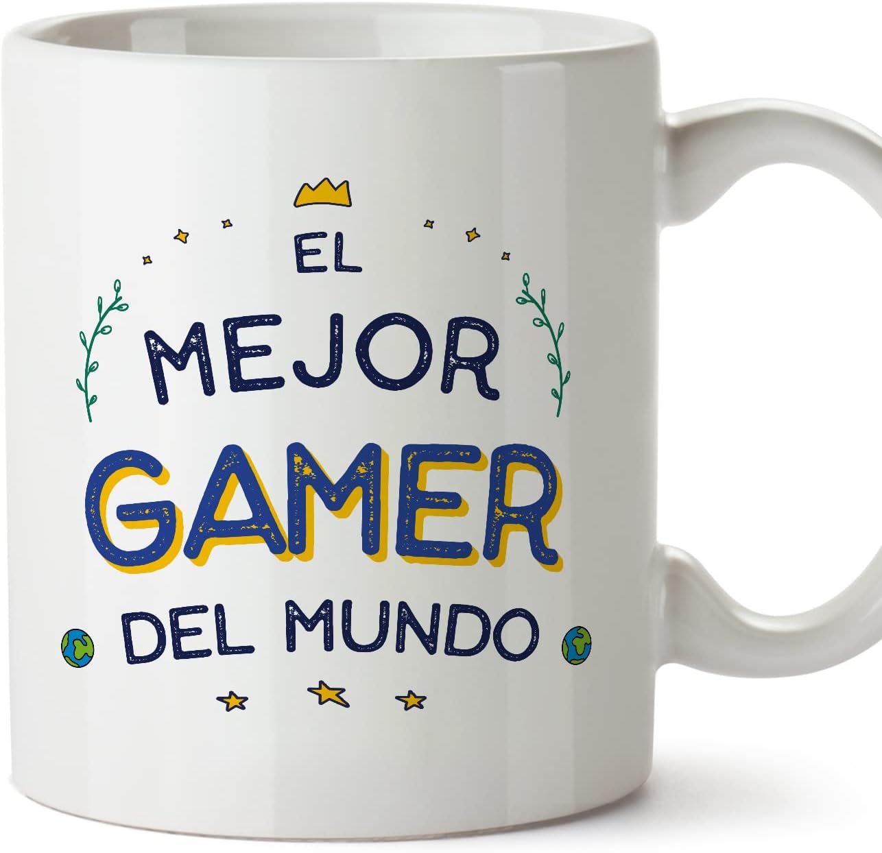 MUGFFINS Tazas para CAMIONERO hombre - En Español - Mejor del Mundo - 11 oz / 330 ml - Regalo original y divertido