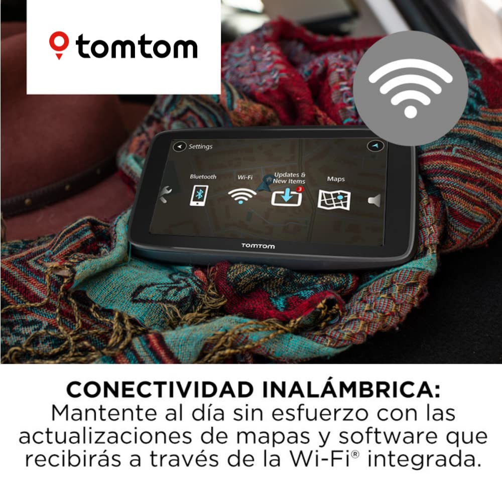 TomTom GPS para Coche GO Basic - 5 Pulgadas, Actualizaciones Wi-Fi, Traffic Mediante Smartphone y Mapas Europa (renovado), Reacondicionado