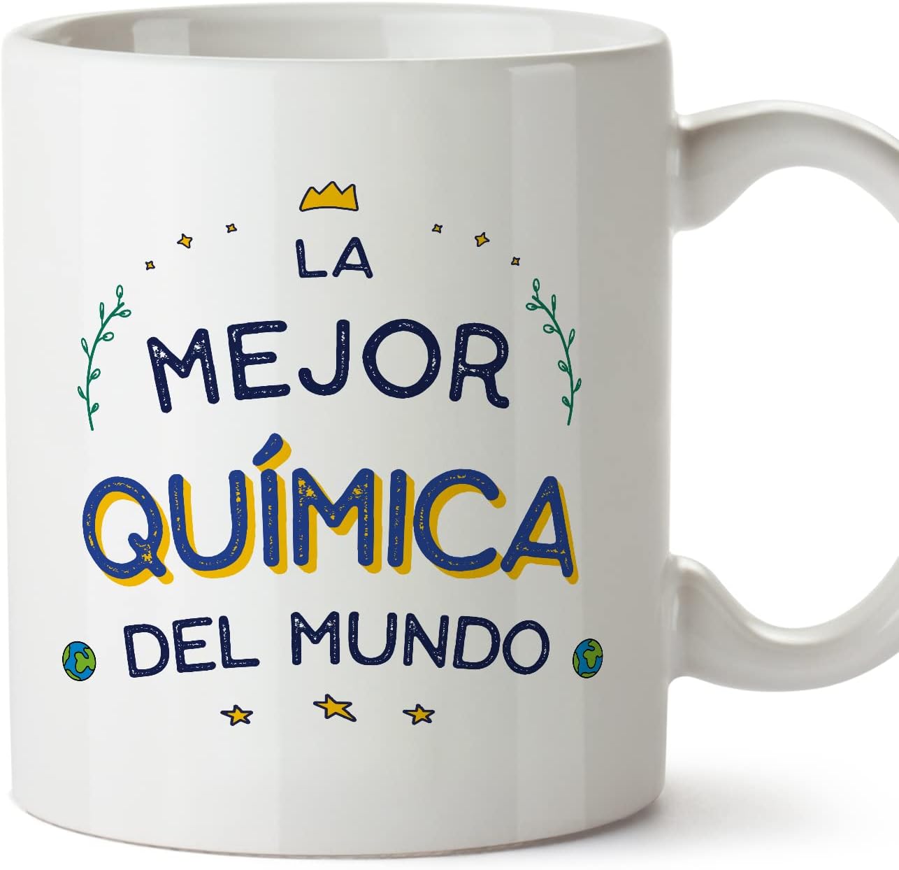 MUGFFINS Tazas para CAMIONERO hombre - En Español - Mejor del Mundo - 11 oz / 330 ml - Regalo original y divertido