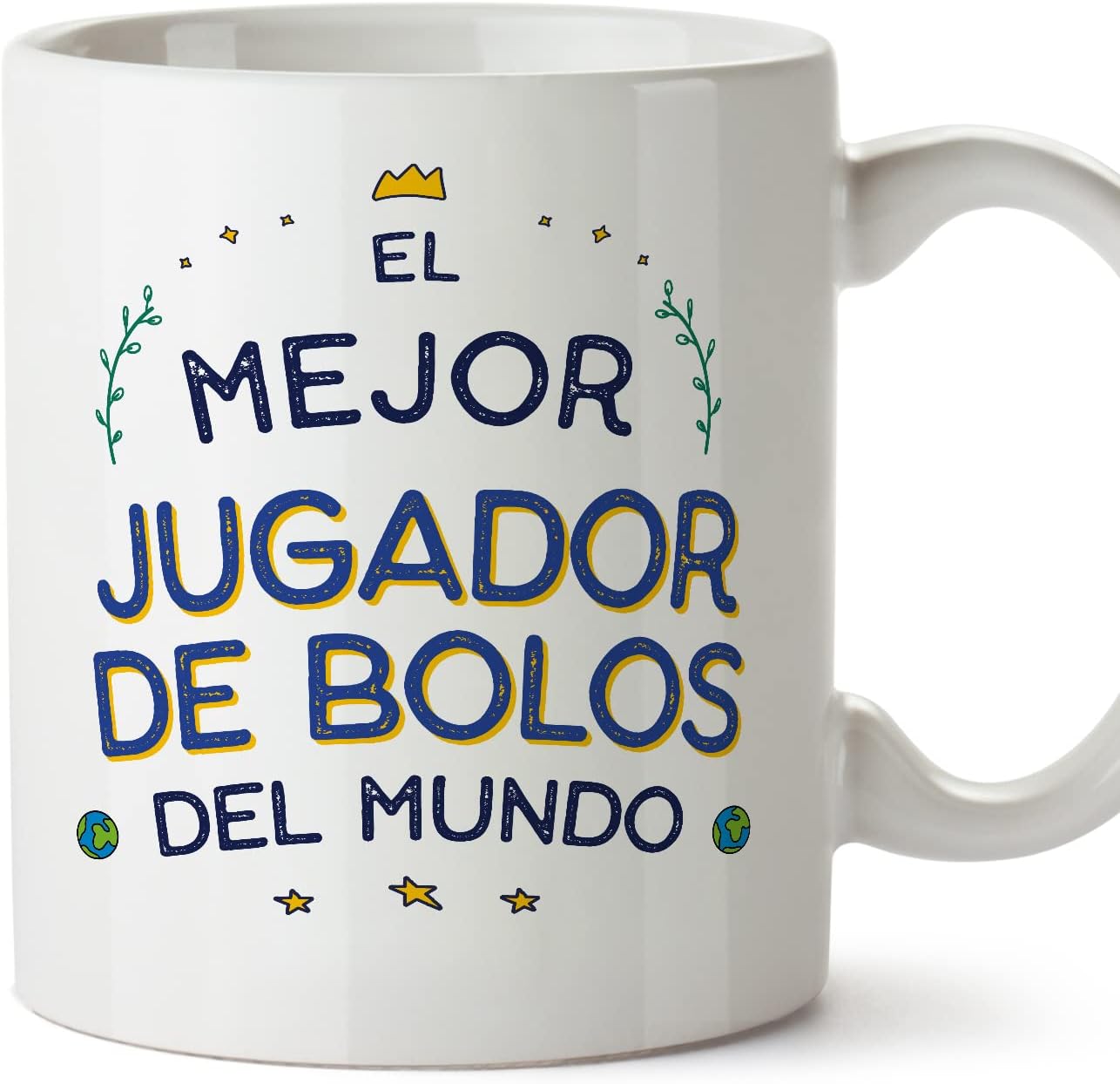 MUGFFINS Tazas para CAMIONERO hombre - En Español - Mejor del Mundo - 11 oz / 330 ml - Regalo original y divertido
