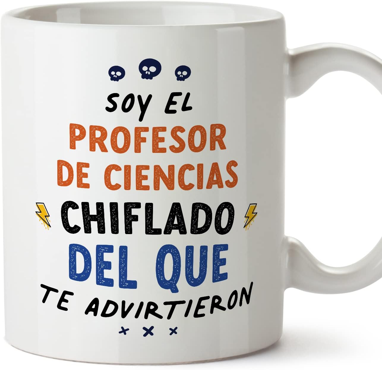MUGFFINS Tazas para CAMIONERA mujer - En Español - Todos te advirtieron - 11 oz / 330 ml - Regalo original y divertido