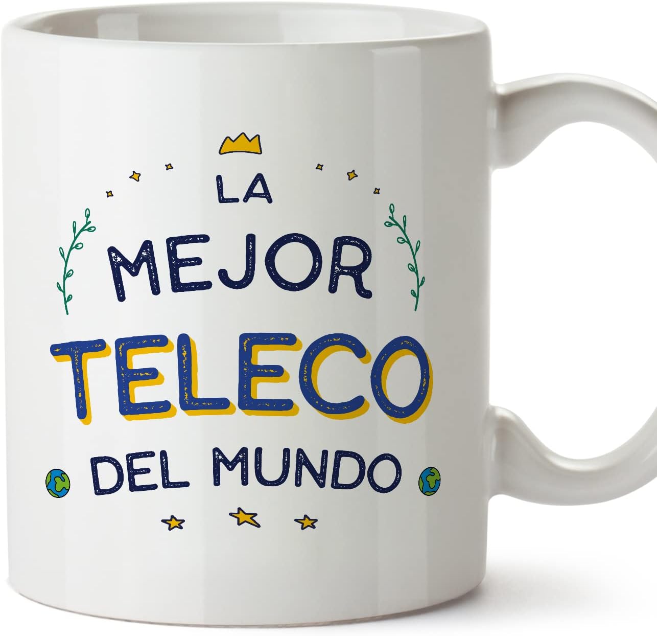 MUGFFINS Tazas para CAMIONERO hombre - En Español - Mejor del Mundo - 11 oz / 330 ml - Regalo original y divertido