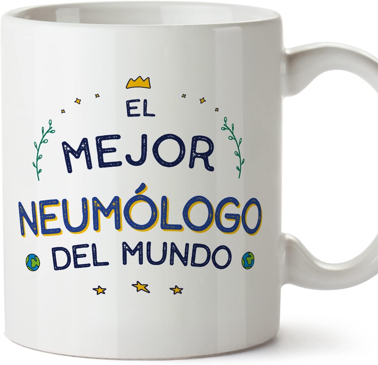MUGFFINS Tazas para CAMIONERO hombre - En Español - Mejor del Mundo - 11 oz / 330 ml - Regalo original y divertido