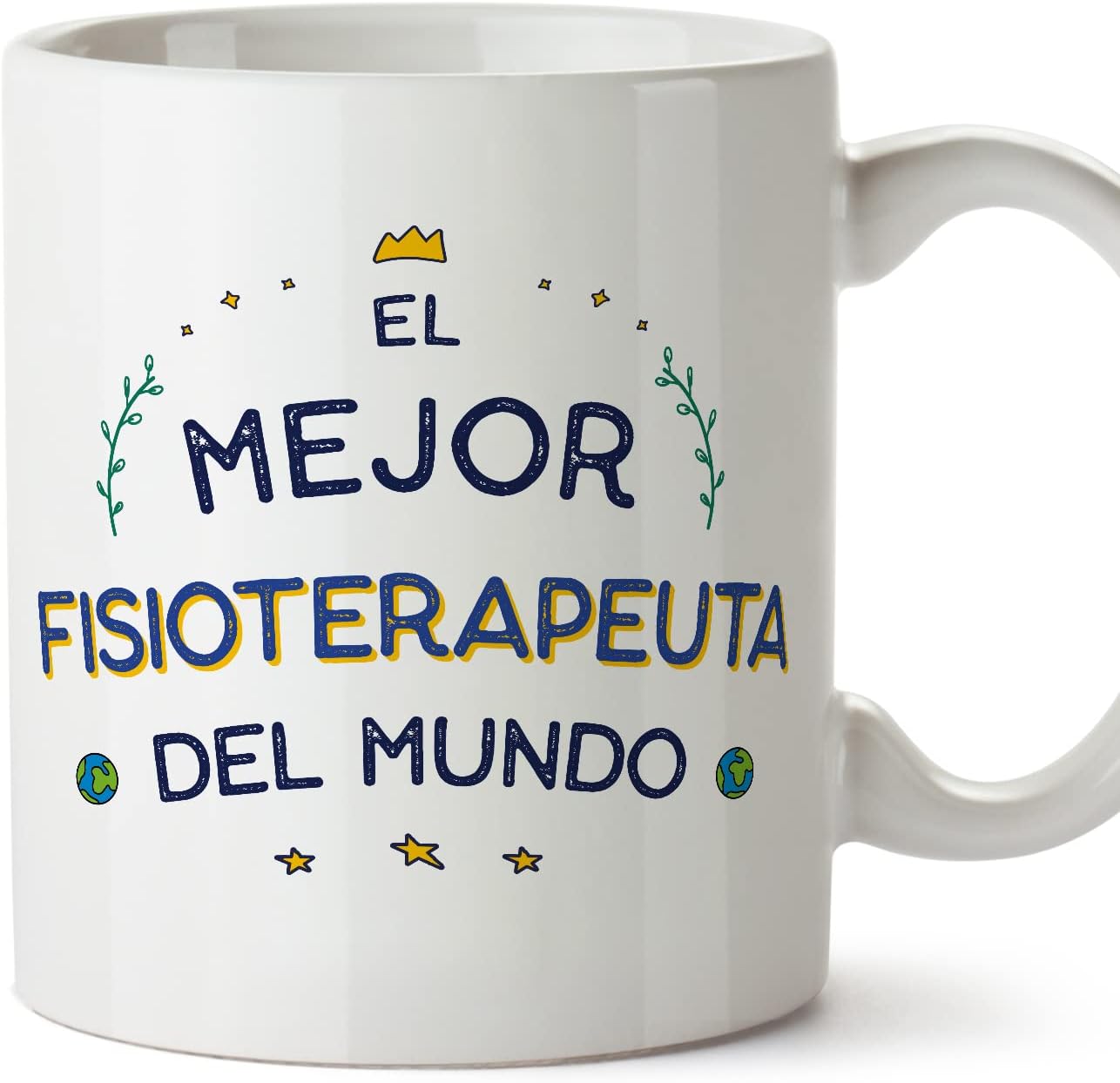 MUGFFINS Tazas para CAMIONERO hombre - En Español - Mejor del Mundo - 11 oz / 330 ml - Regalo original y divertido