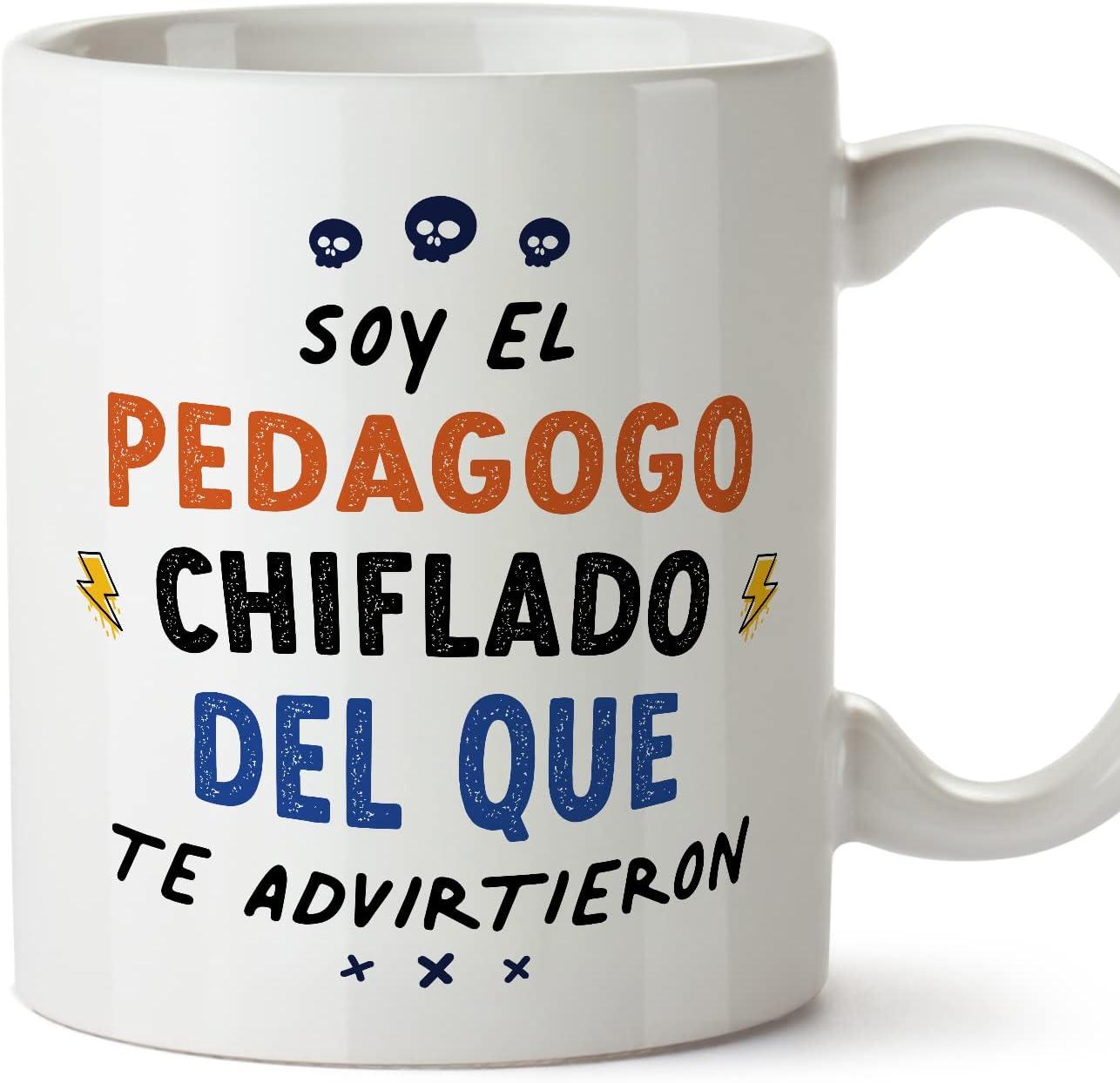 MUGFFINS Tazas para CAMIONERA mujer - En Español - Todos te advirtieron - 11 oz / 330 ml - Regalo original y divertido