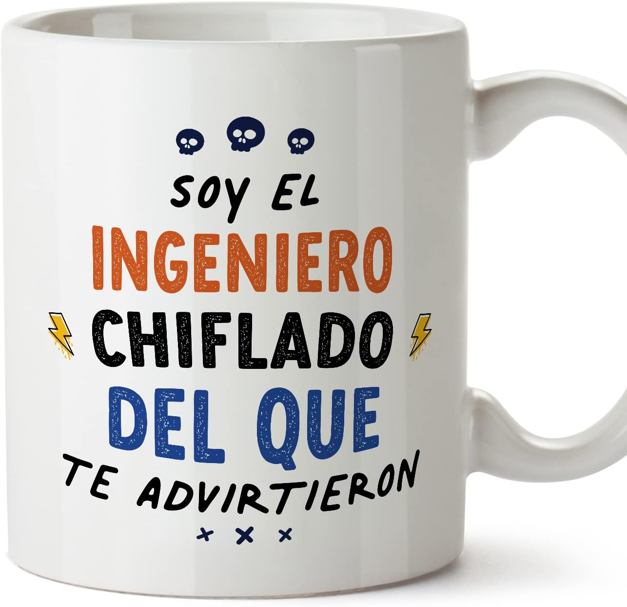 MUGFFINS Tazas para CAMIONERA mujer - En Español - Todos te advirtieron - 11 oz / 330 ml - Regalo original y divertido