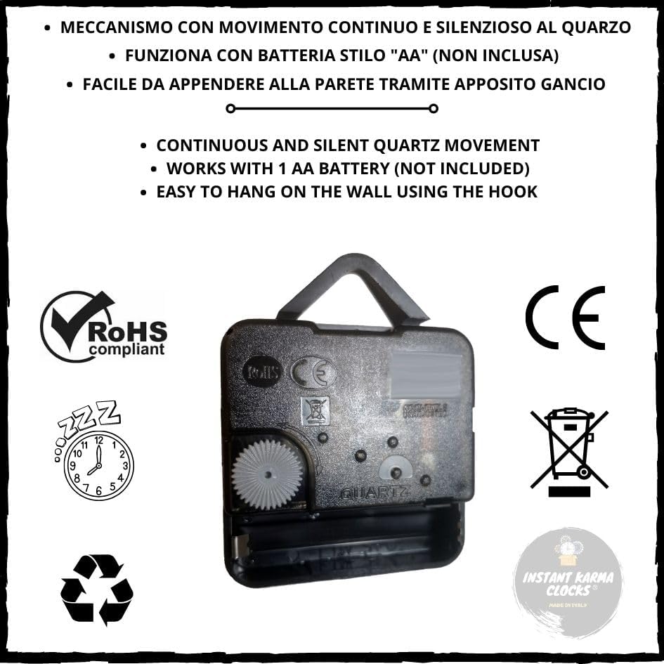 Instant Karma Clocks | Reloj De Pared | Camionero | Camión | Transportador | Mensajero | Conductor | Camión | Idea Regalo