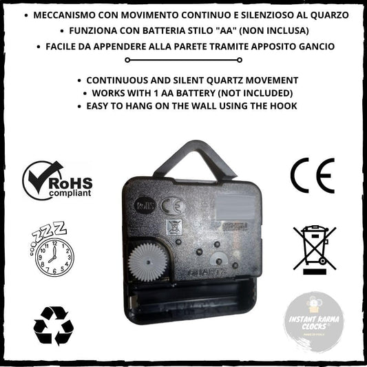 Instant Karma Clocks | Reloj De Pared | Camionero | Camión | Transportador | Mensajero | Conductor | Camión | Idea Regalo