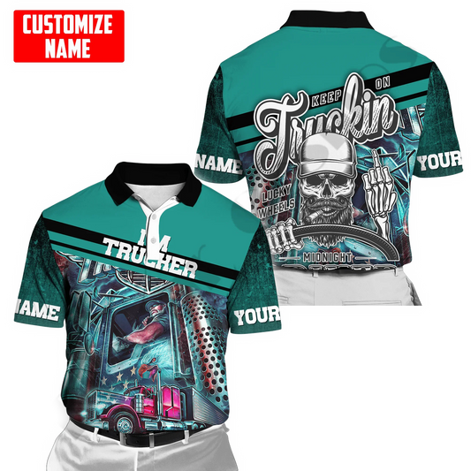 PLstarCosmos 3DPrint Truck Job Worker Polo Shirt Custom Name Team Funny Summer Harajuku Sleeveless Tees Fitness Unisex Style-1