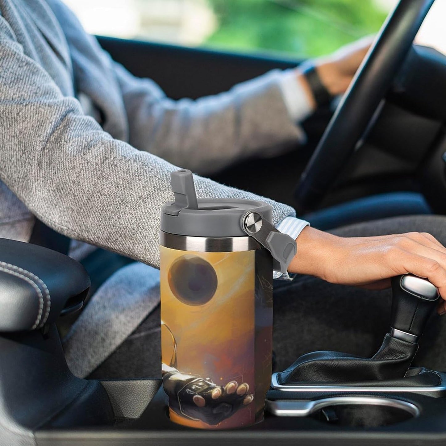 Camion grande Termo Para Café Con Tapadera Aislante - Ideal Para Llevar Y Mantener La TempeRattoura - Taza Termica Durable 30oz