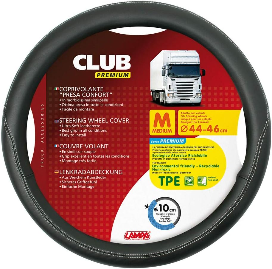Vara de protección de volante para camión Lampa Premium negro 44-46 cm