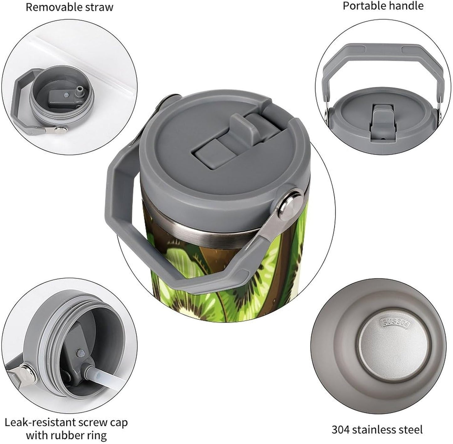 Camion grande Termo Para Café Con Tapadera Aislante - Ideal Para Llevar Y Mantener La TempeRattoura - Taza Termica Durable 30oz