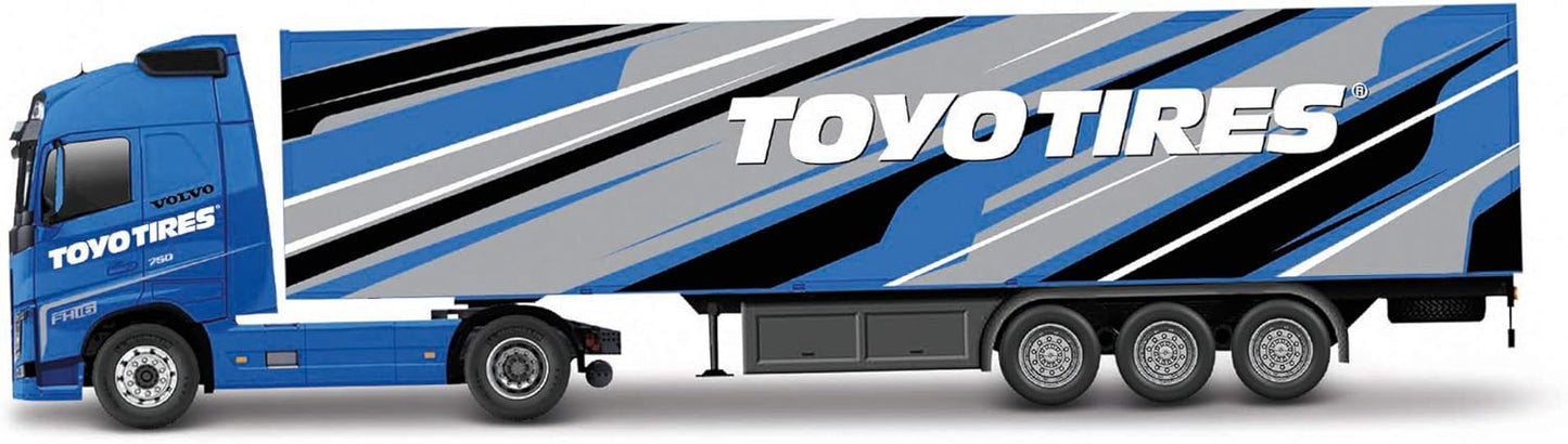 Bburago B18-31461T Street Fire HAULERS - Camión Fundido a presión con Remolque, Volvo FH16 Globetrotter 750 XXL-1:43, Modelo de Juguete Coleccionable, Varios diseños y Colores