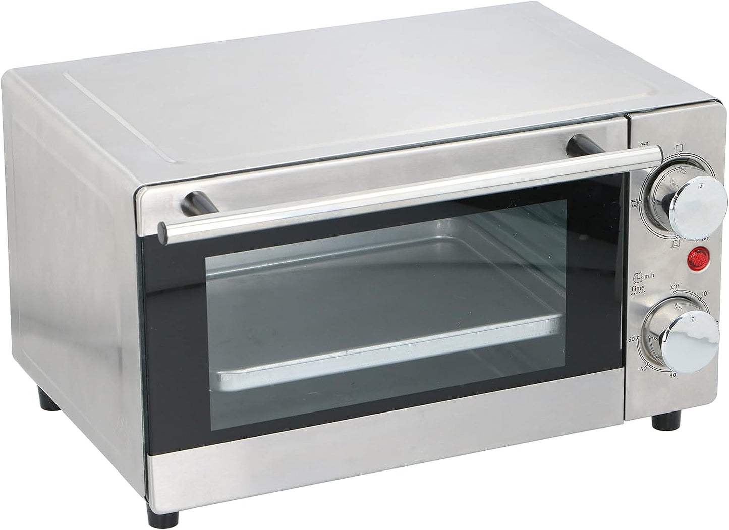 All Ride Horno - Horno de 24 v Camion - Mini Horno para Viajes en Camión o Caravana - 300 Vatios - 9 Litros - Acero Inoxidable