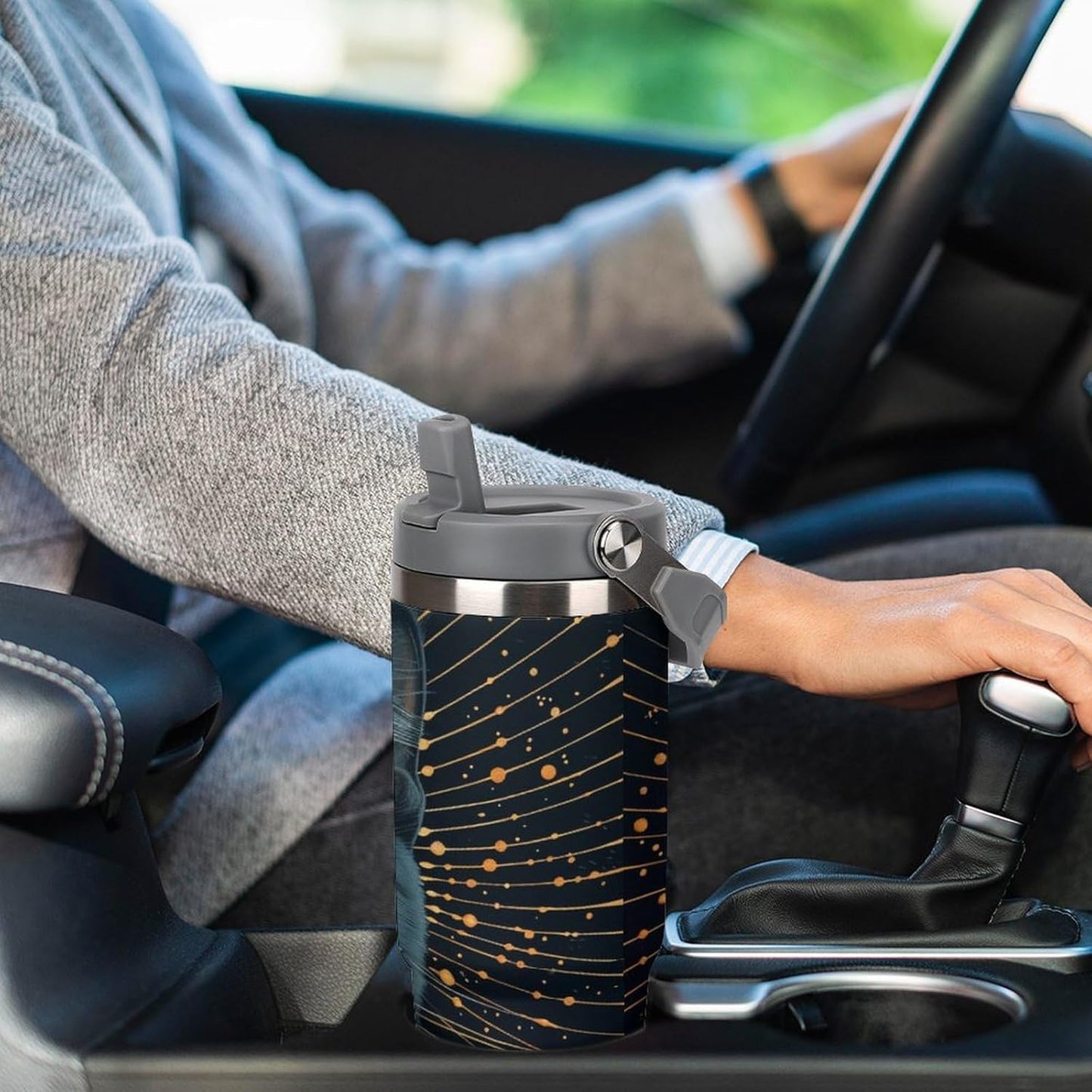 Camion grande Termo Para Café Con Tapadera Aislante - Ideal Para Llevar Y Mantener La TempeRattoura - Taza Termica Durable 30oz