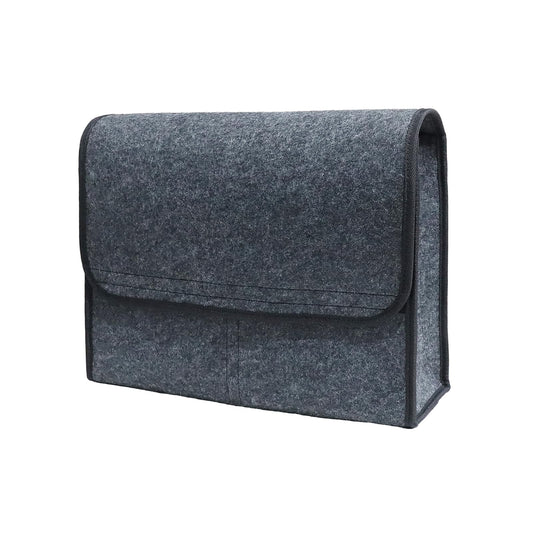 Enerfero Organizador de Maletero Plegable de PU – Caja de Almacenamiento Multiuso para Coche, SUV y Camión – Gran Capacidad (PU)