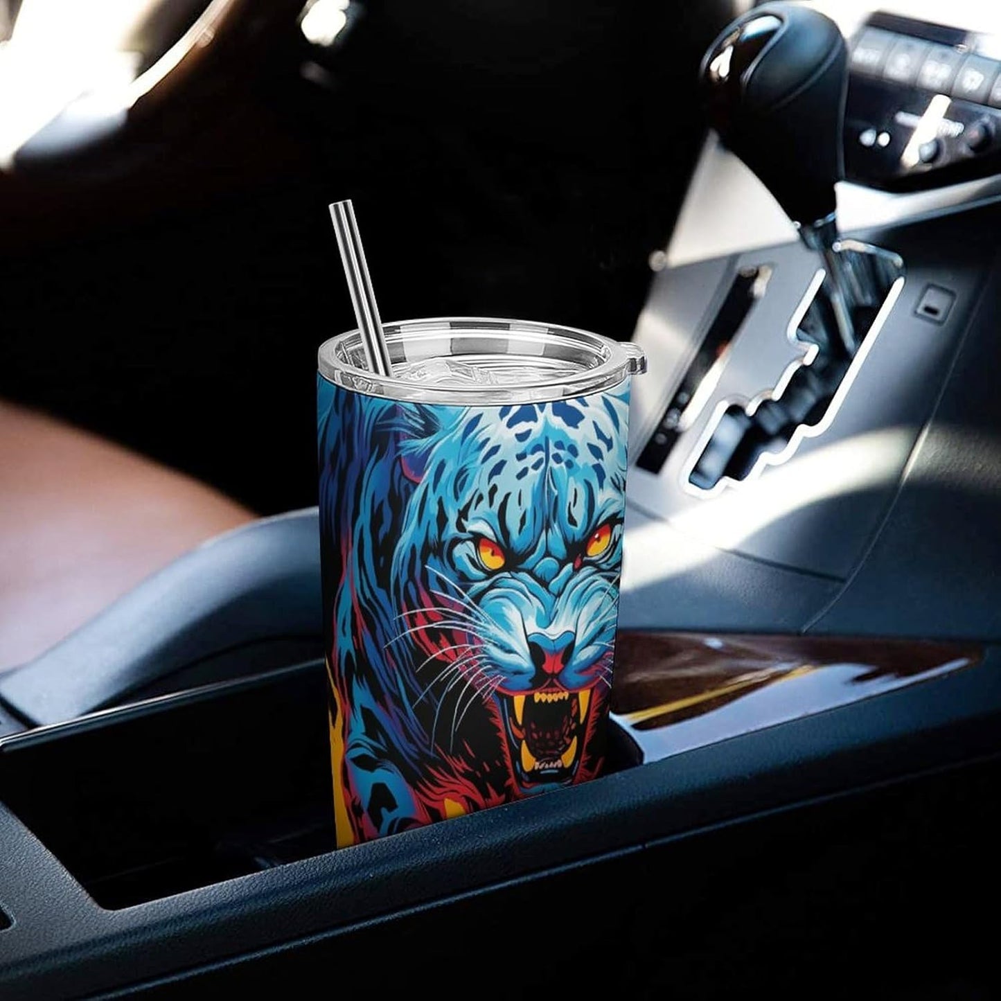 Camion grande Vaso Térmico Aislante - Ideal Para Café Y Bebidas Calientes - Termo Con Tapadera Segura Y Diseño Duradero 20oz