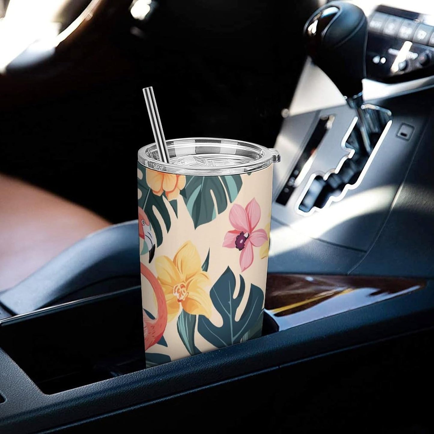 Camion grande Vaso Térmico Aislante - Ideal Para Café Y Bebidas Calientes - Termo Con Tapadera Segura Y Diseño Duradero 20oz