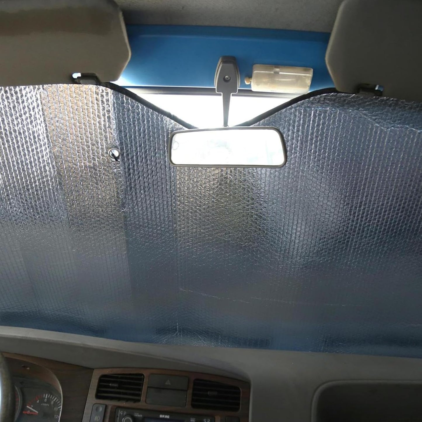 Parasol Plegable Solar para Parabrisas Delantero accidentado y coche, 220x80 Cm