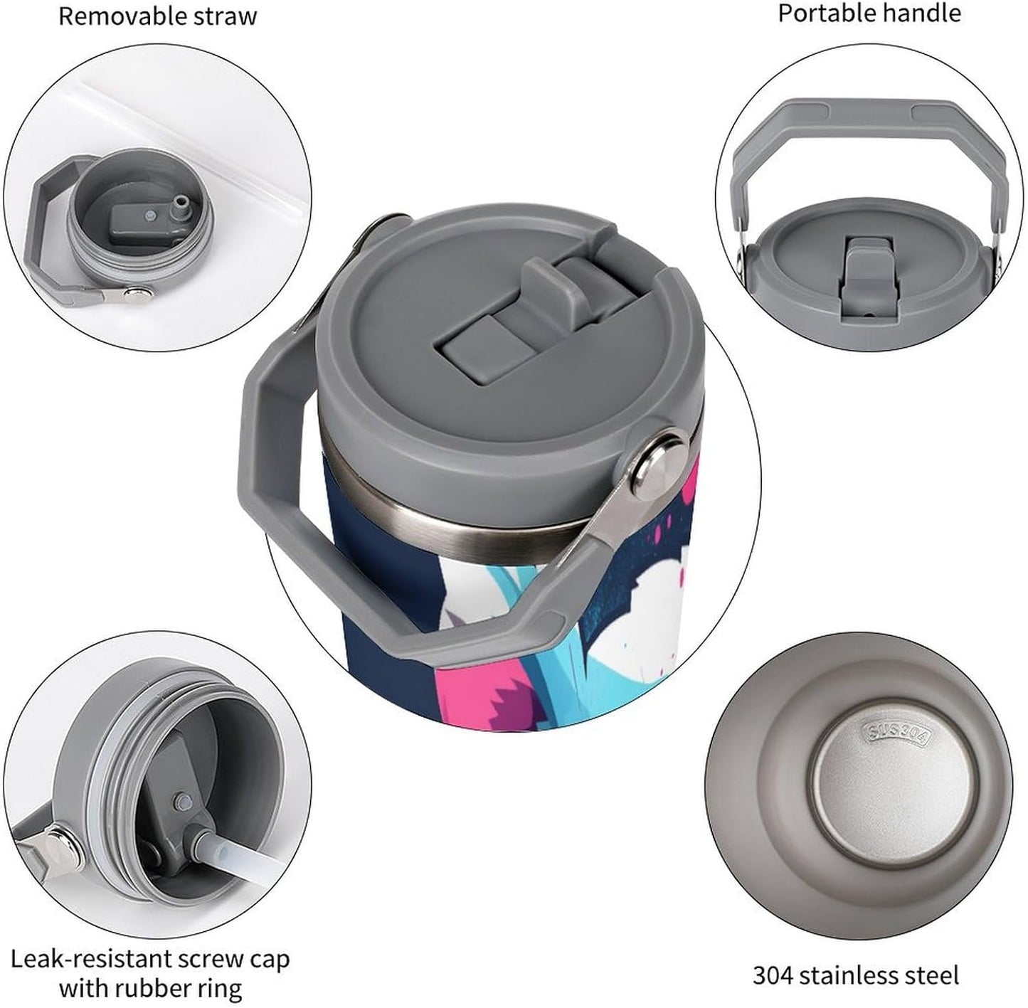 Camion grande Termo Para Café Con Tapadera Aislante - Ideal Para Llevar Y Mantener La TempeRattoura - Taza Termica Durable 30oz