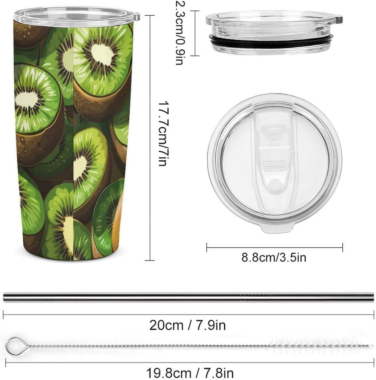 Camion grande Vaso Térmico Aislante - Ideal Para Café Y Bebidas Calientes - Termo Con Tapadera Segura Y Diseño Duradero 20oz