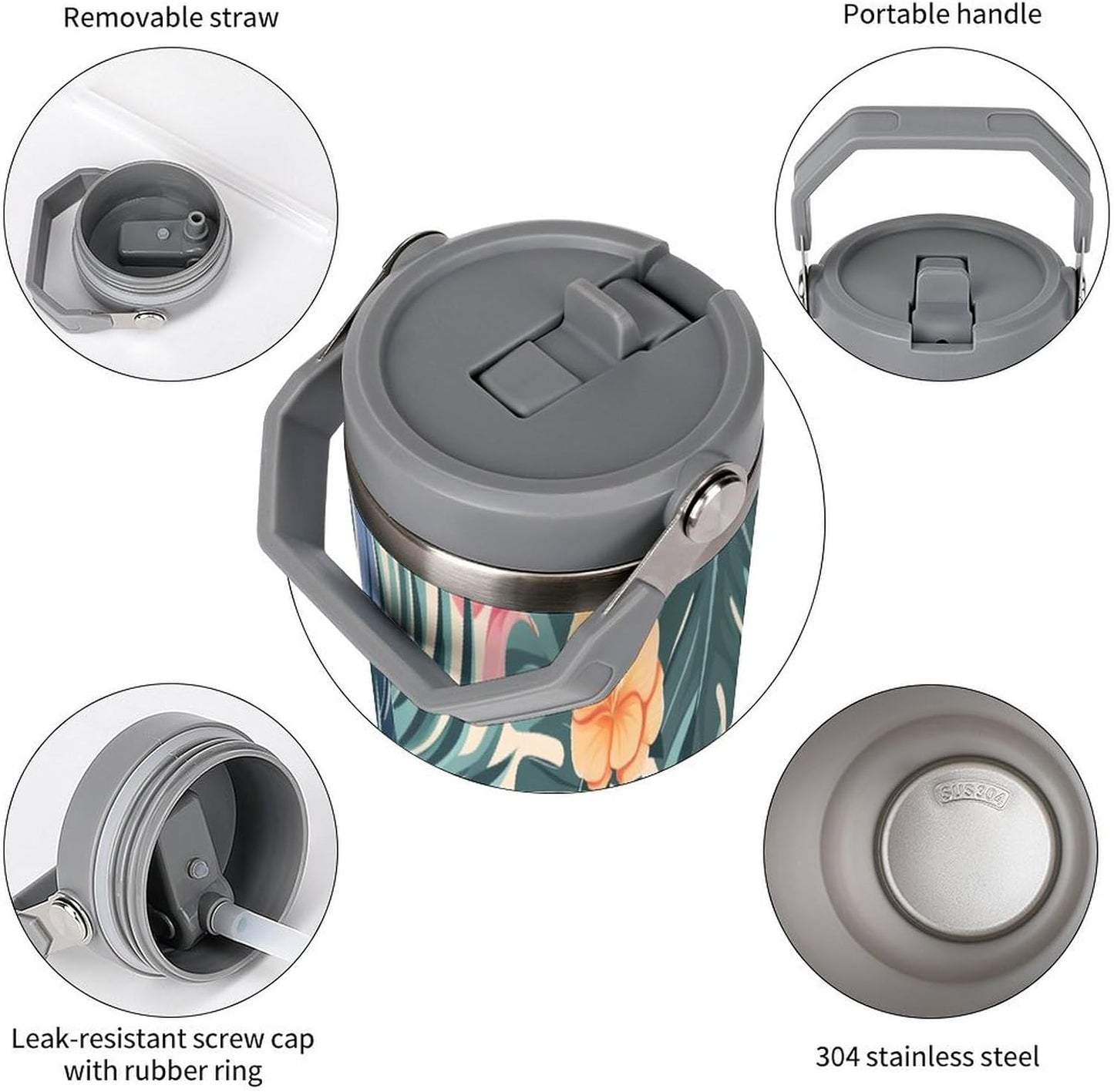 Camion grande Termo Para Café Con Tapadera Aislante - Ideal Para Llevar Y Mantener La TempeRattoura - Taza Termica Durable 30oz